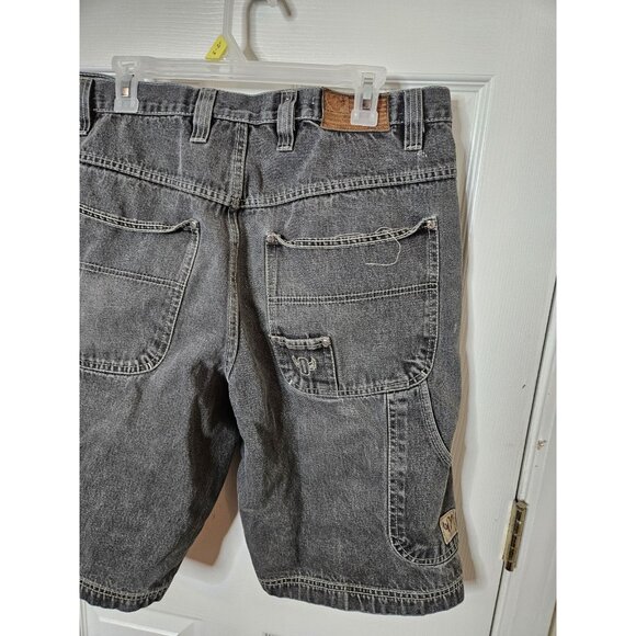 Vintage Y2K Outkast Clothing 38x12 Baggy Denim Shorts Hip Hop VTG 90s Andre 3000 - Picture 6 of 8